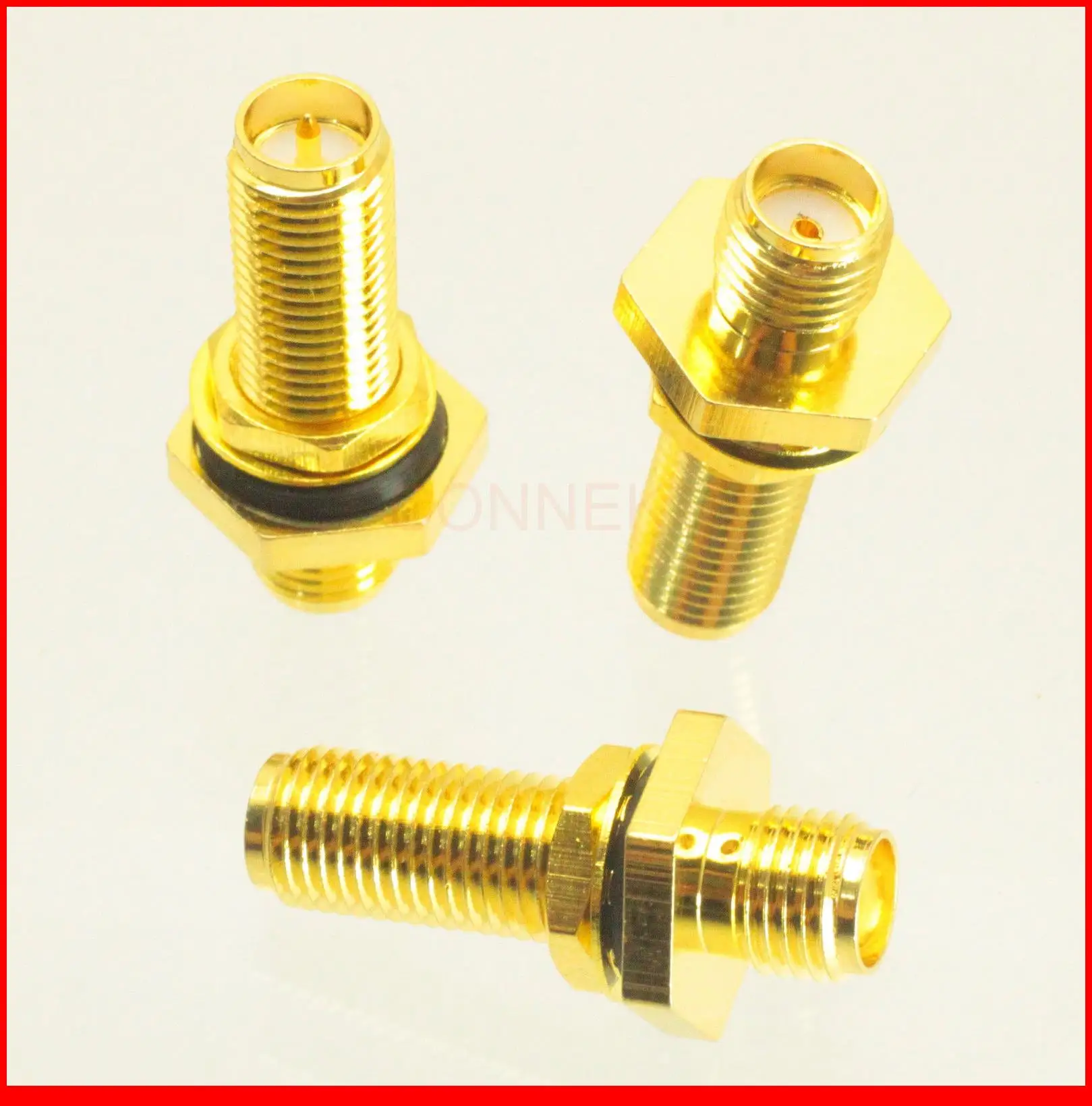 10pcs/lot SMA female jack to RP-SMA female plug nut bulkhead RF adapter connector 11x11mm
10pcs/lot SMA female jack to RP-SMA female plug nut bulkhead RF adapter connector 11x11mm