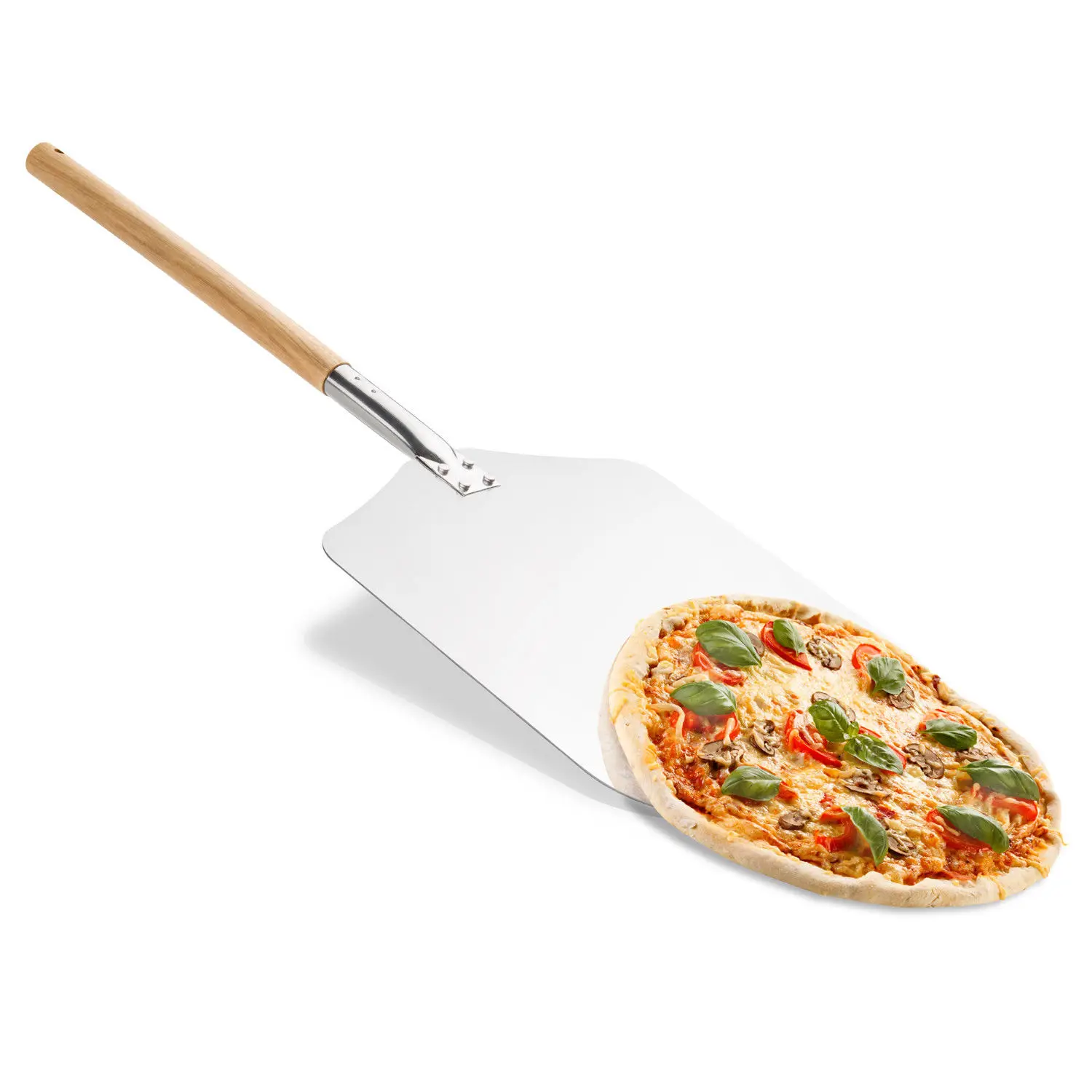 66cm Aluminum Pizza Peel Shovel with Wooden Handle Cake Shovel Baking Tools Cheese Cutter Peels Lifter Tool Pizza Shovel
66cm Aluminum Pizza Peel Shovel with Wooden Handle Cake Shovel Baking Tools Cheese Cutter Peels Lifter Tool Pizza Shovel