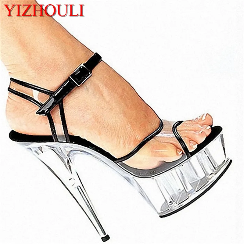 Wholesale fashion women's shoes 15cm ultra high heels sandals 6 inch platform crystal shoes clear white bordered wedding shoes
Wholesale fashion women's shoes 15cm ultra high heels sandals 6 inch platform crystal shoes clear white bordered wedding shoes