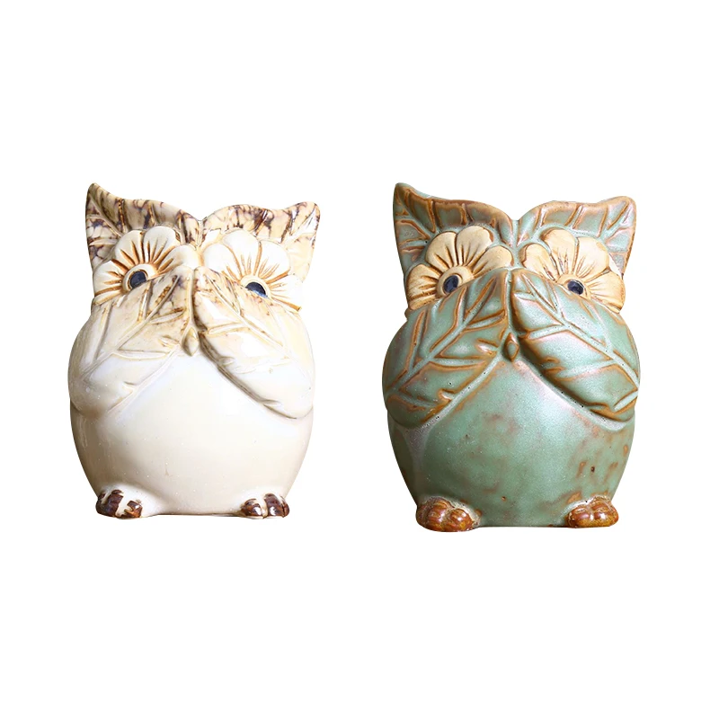 Household Decor Owl Figurines Retro Style Ceramic Owl Crafts Office Cute Miniature Dollhouse Bonsai Owls
Household Decor Owl Figurines Retro Style Ceramic Owl Crafts Office Cute Miniature Dollhouse Bonsai Owls