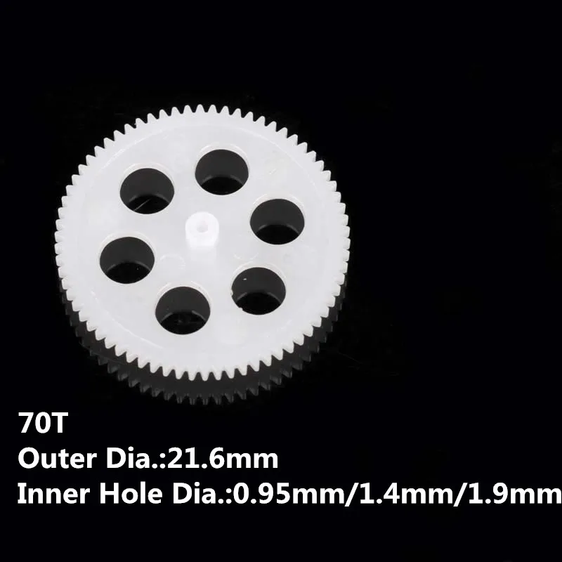 

Free Shipping 3pcs 70T 70Teeth Gears R/C Spare Parts 0.3M 0.95mm 1.4mm 1.9mm Hole 21.6mm 2.1cm Diameter Quadcopter Helicopter