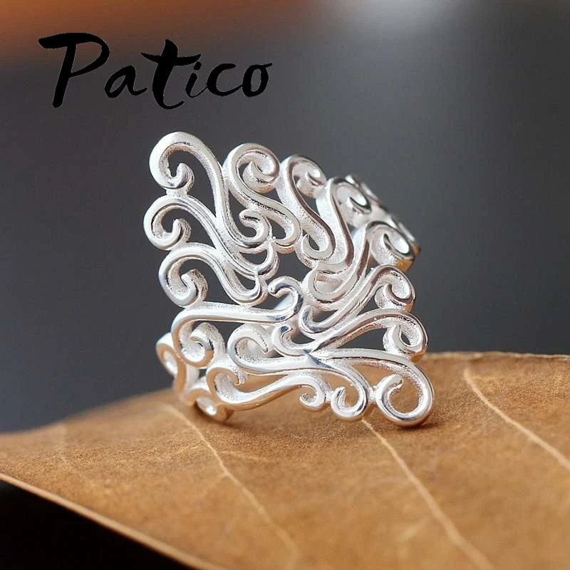 New Fashion Elegant Women Vintage Carved Design Rings 925 Sterling Silver ColorTop Quality Retro Rings Small Quantity Wholesale
New Fashion Elegant Women Vintage Carved Design Rings 925 Sterling Silver ColorTop Quality Retro Rings Small Quantity Wholesale