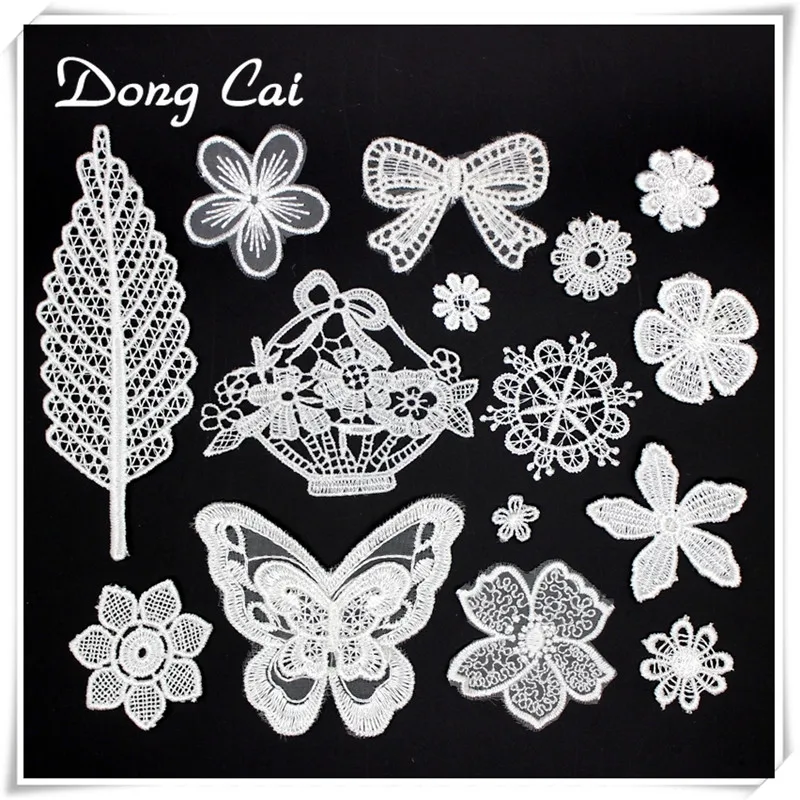 White patches for Kids girl Clothes Lovely Flower Embroidered Buiter DIY decoration Accessory Washable sew-on Stickers Appliques
White patches for Kids girl Clothes Lovely Flower Embroidered Buiter DIY decoration Accessory Washable sew-on Stickers Appliques
