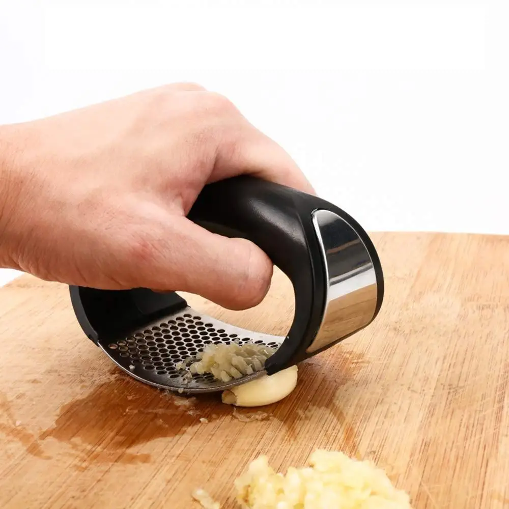 Stainless Steel Garlic Press Manual Garlic Mincer Chopping Grinder Grate Garlic Tools Curve Kitchenware
Stainless Steel Garlic Press Manual Garlic Mincer Chopping Grinder Grate Garlic Tools Curve Kitchenware