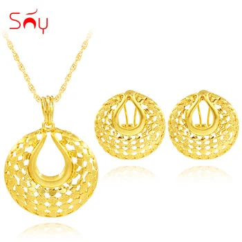 Sunny Jewelry Fashion Jewelry 2020 Necklace Earrings Pendant Women Jewelry Sets Alloy Hollow Round Moon For Party Wedding Gift
Sunny Jewelry Fashion Jewelry 2020 Necklace Earrings Pendant Women Jewelry Sets Alloy Hollow Round Moon For Party Wedding Gift