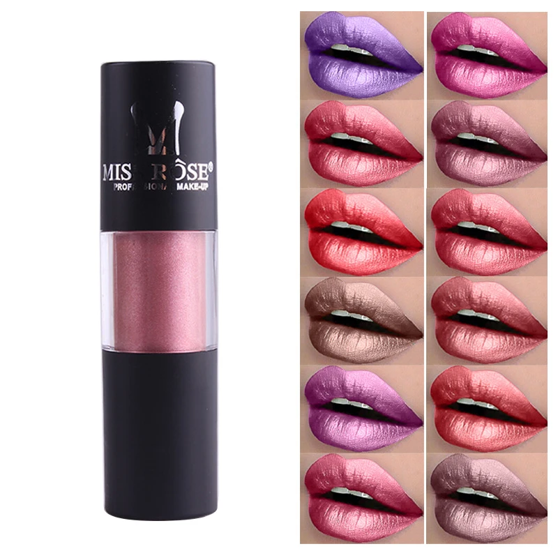 1PC 12Colors Diamond Metal Lipstick Lip Gloss Sexy Flash Long Lasting Liquid Lip Gloss Paint Pigment Waterproof Cosmetics TSLM2
1PC 12Colors Diamond Metal Lipstick Lip Gloss Sexy Flash Long Lasting Liquid Lip Gloss Paint Pigment Waterproof Cosmetics TSLM2