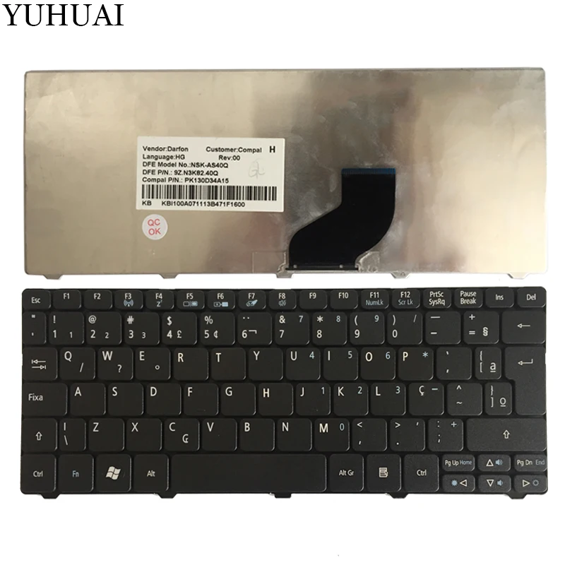NEW Brazil/BR laptop Keyboard for Gateway Mini LT21 LT25 LT27 LT28 LT2100 LT32 FOR Packard Bell Dot SPT SE 723 SE2 S-E3 S E2 SE3
NEW Brazil/BR laptop Keyboard for Gateway Mini LT21 LT25 LT27 LT28 LT2100 LT32 FOR Packard Bell Dot SPT SE 723 SE2 S-E3 S E2 SE3