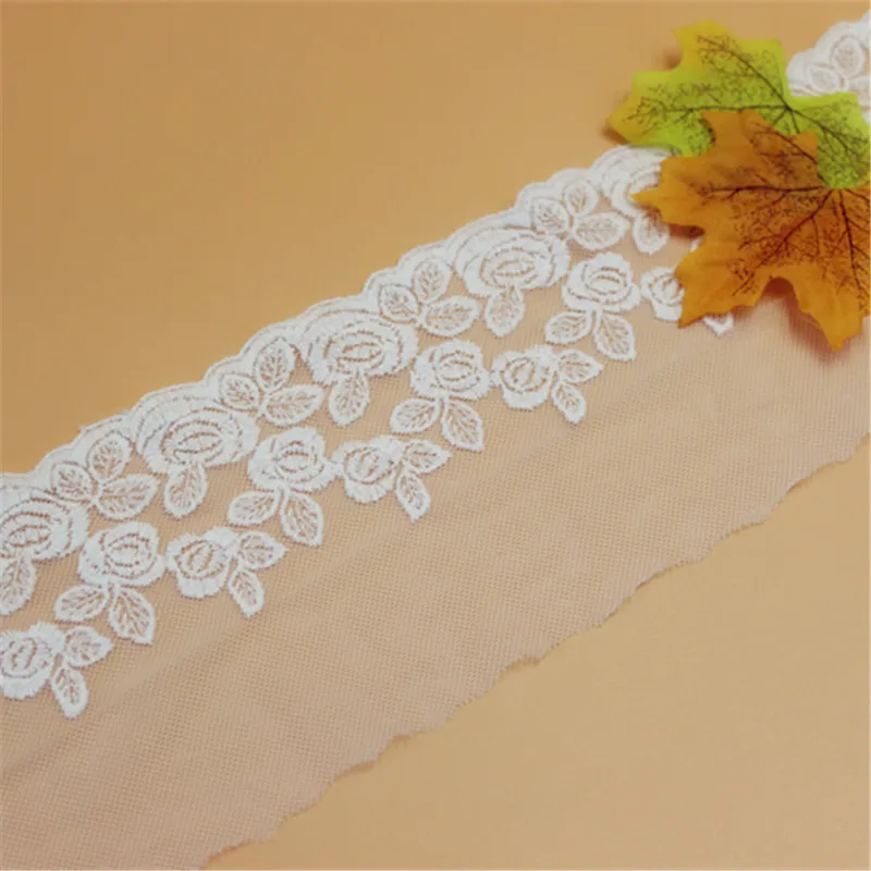 10 yard 11cm 4.33" wide ivory gauze mesh tulle cotton embroidered tapes lace trim ribbon fabric X0176QL4K604
10 yard 11cm 4.33" wide ivory gauze mesh tulle cotton embroidered tapes lace trim ribbon fabric X0176QL4K604