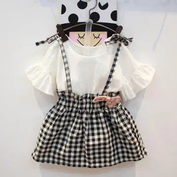 MERI AMMI Children Girl Plaid Dress Baby Kids Dresses Summer Flare Sleeves Dressing For 2-7 Year Girl, J778
MERI AMMI Children Girl Plaid Dress Baby Kids Dresses Summer Flare Sleeves Dressing For 2-7 Year Girl, J778