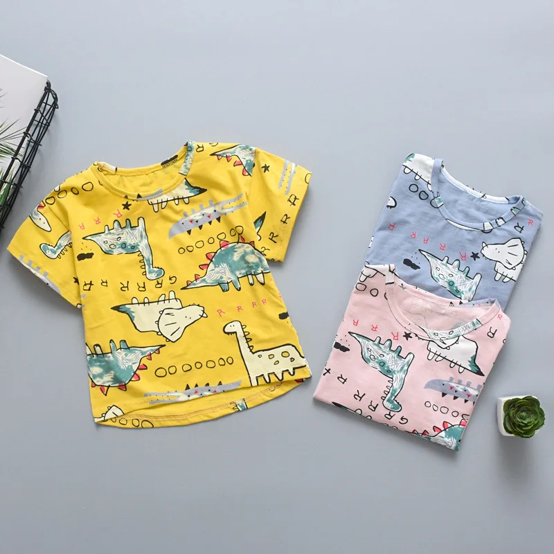Newest Summer Children's Clothes Boys Girls Cotton Clothes Children Cartoon T-Shirt Kids Suit Cotton Tops 2-6 Year Clothing
Newest Summer Children's Clothes Boys Girls Cotton Clothes Children Cartoon T-Shirt Kids Suit Cotton Tops 2-6 Year Clothing