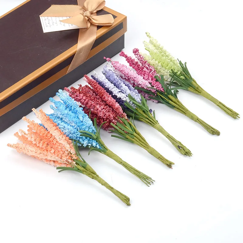 10pcsMini PE Artificial Lavender Flower Bouquet For Wedding Christmas Decoration Scrapbooking DIY Wreath Craft Fake Foam Flowers
10pcsMini PE Artificial Lavender Flower Bouquet For Wedding Christmas Decoration Scrapbooking DIY Wreath Craft Fake Foam Flowers