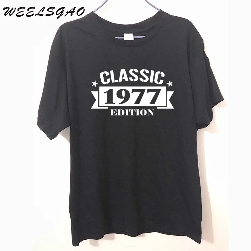 WEELSGAO Basic Models Short Sleeve Men Classic 1977 Edition 40Th Birthday Regular Crew Neck Tee Shirt
WEELSGAO Basic Models Short Sleeve Men Classic 1977 Edition 40Th Birthday Regular Crew Neck Tee Shirt