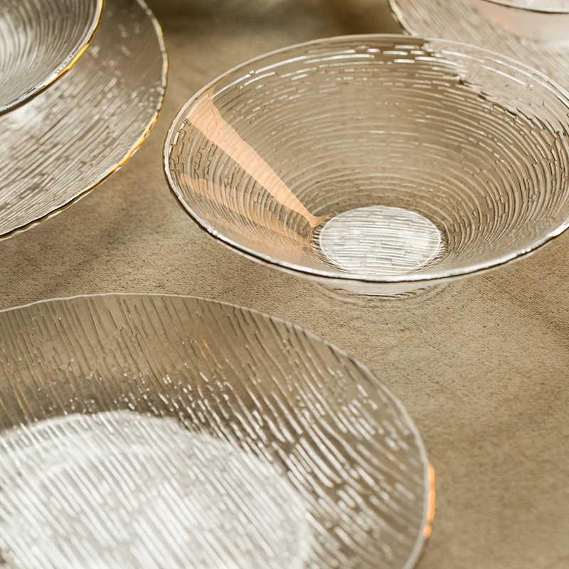 KINGLANG Creative Phnom Penh glass dish restaurant set plate Western cold dish fruit salad plate household tableware
KINGLANG Creative Phnom Penh glass dish restaurant set plate Western cold dish fruit salad plate household tableware