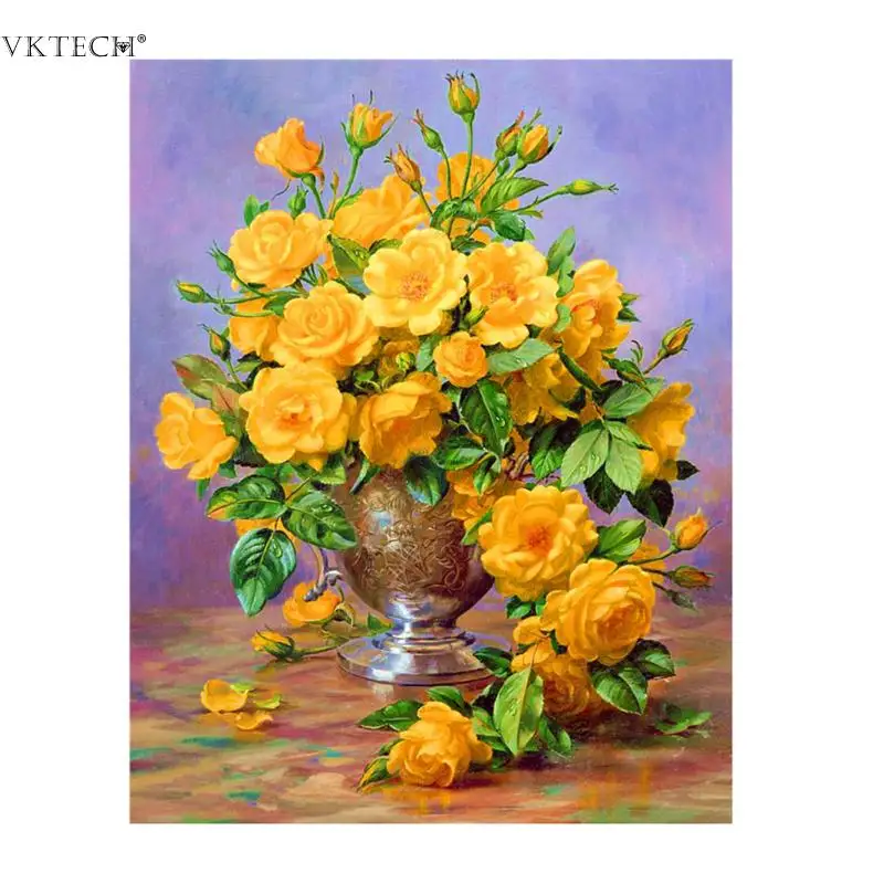 5D Diamond Painting Flowers Diamond Embroidery Patterns Rhinestones Diamond Cross Stitch Home Decor Craft Wall Sticker 30X40cm
5D Diamond Painting Flowers Diamond Embroidery Patterns Rhinestones Diamond Cross Stitch Home Decor Craft Wall Sticker 30X40cm