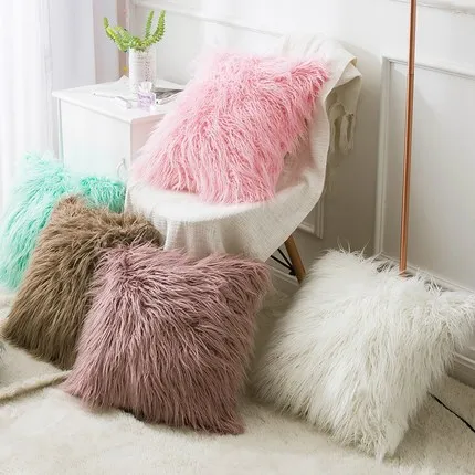 2019 Super Soft Plush Cushions Cover Mongolian Lamb Fur Pillow Cover Home Decorative Sample room household pillow Case
2019 Super Soft Plush Cushions Cover Mongolian Lamb Fur Pillow Cover Home Decorative Sample room household pillow Case