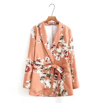 Autumn Vintage Floral Print Women Blazer And Jackets Long Sleeve Sashes Casual Blazers Shawl Collar Casaco Feminine Tops
Autumn Vintage Floral Print Women Blazer And Jackets Long Sleeve Sashes Casual Blazers Shawl Collar Casaco Feminine Tops