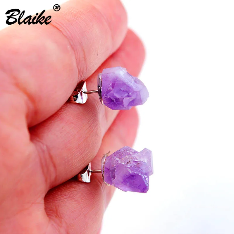 Blaike 2019 New Small Irregular Purple Crystal Stud Earrings For Women Silver Color Fashion Adult Kids Birthstone Jewelry Gifts
Blaike 2019 New Small Irregular Purple Crystal Stud Earrings For Women Silver Color Fashion Adult Kids Birthstone Jewelry Gifts