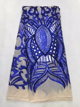 Fashionable African lace fabrics, with sequins, 450 135CM of the latest sequins, high quality tulle lace lace, for evening wear.
Fashionable African lace fabrics, with sequins, 450 135CM of the latest sequins, high quality tulle lace lace, for evening wear.