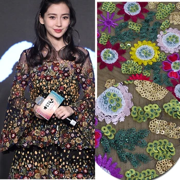 NEW fashion Water soluble lace fabric 3D Embroidery Sequins Nail bead for dress 1pc=0.5meter
NEW fashion Water soluble lace fabric 3D Embroidery Sequins Nail bead for dress 1pc=0.5meter