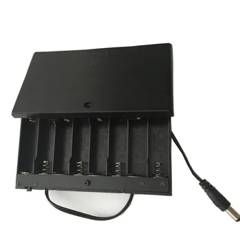 12V 8X1.5V waterproof battery holder 8XAA battery box with Dia.5.5X2.1mm DC connector ON/OFF switch 8AA battery box,50ea/lot 
12V 8X1.5V waterproof battery holder 8XAA battery box with Dia.5.5X2.1mm DC connector ON/OFF switch 8AA battery box,50ea/lot