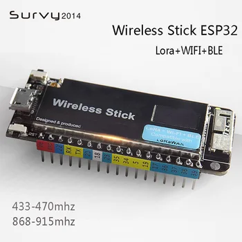 ESP32 Wireless Stick SX1276 LoRa OLED Display Bluetooth WIFI Lora for Arduino 
ESP32 Wireless Stick SX1276 LoRa OLED Display Bluetooth WIFI Lora for Arduino