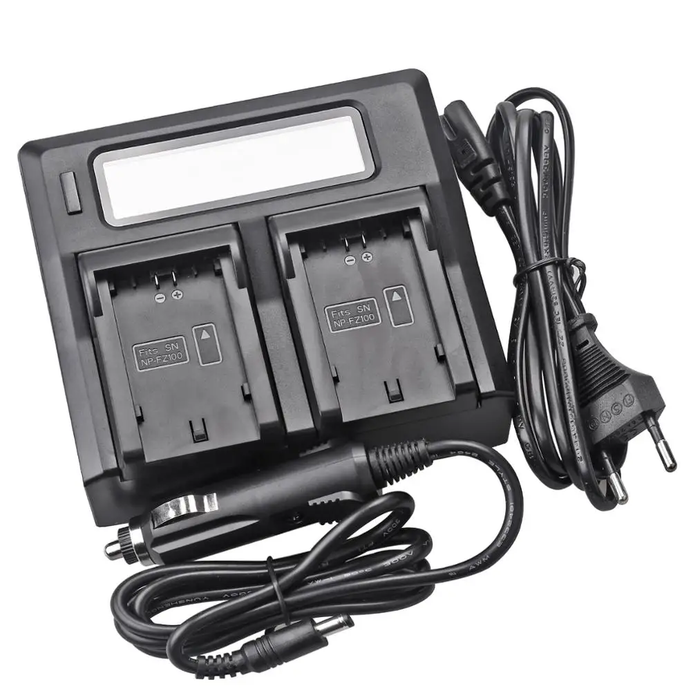NP-FZ100 NP FZ100 NPFZ100 Battery charger Fast Quick LCD Dual Charger for Sony Alpha 9R A9R 9S A9S A7RIII A7R3 7RM3 A7m3 BC-QZ1
NP-FZ100 NP FZ100 NPFZ100 Battery charger Fast Quick LCD Dual Charger for Sony Alpha 9R A9R 9S A9S A7RIII A7R3 7RM3 A7m3 BC-QZ1