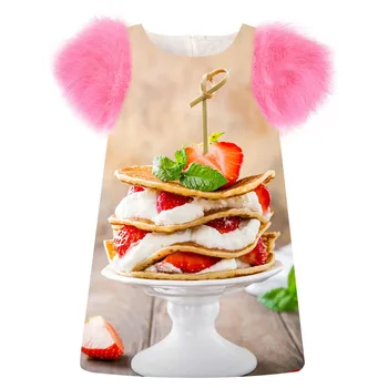 nice Girls Dress The cake print fashion Birthday party winter autumn faux fur sleeve Toddler Kids baby Children Clothing
nice Girls Dress The cake print fashion Birthday party winter autumn faux fur sleeve Toddler Kids baby Children Clothing