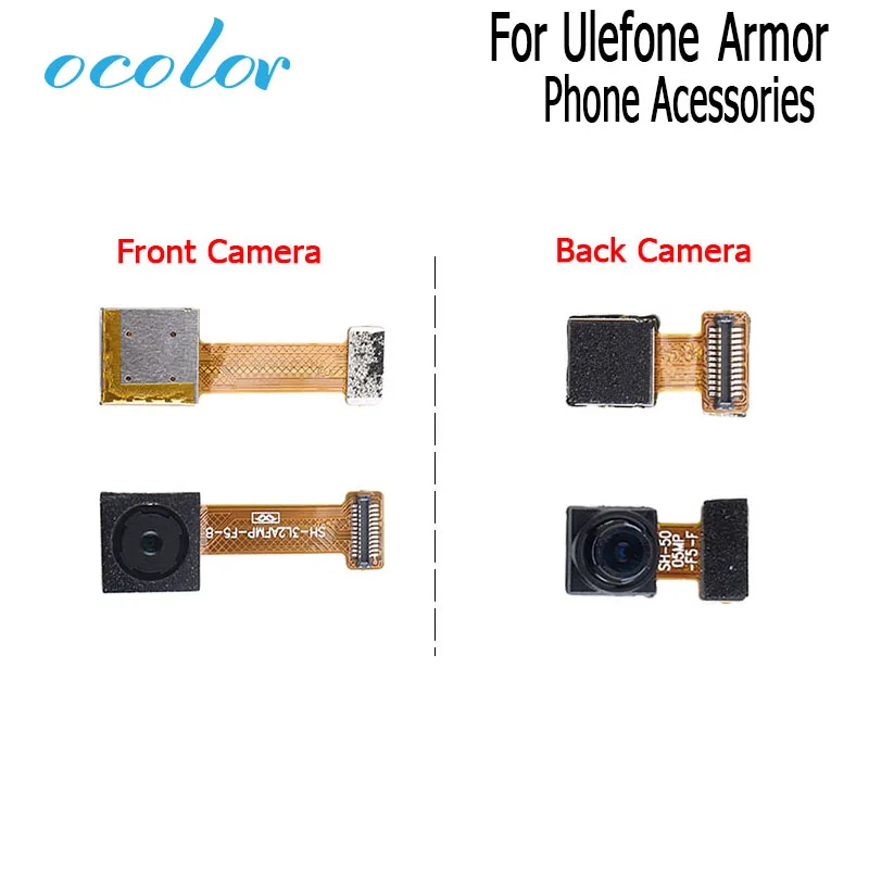 Ocolor для Ulefone броня задняя Камера гибкий кабель Новый Фронтальная сменные детали