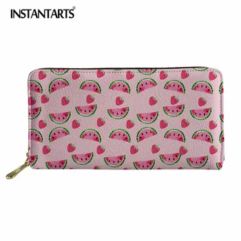 INSTANTARTS Cute Fruit Design Women Long Wallet Brand Designer Money Bags Watermelon Printing Coin Card Holder Purse Female Lady
INSTANTARTS Cute Fruit Design Women Long Wallet Brand Designer Money Bags Watermelon Printing Coin Card Holder Purse Female Lady
