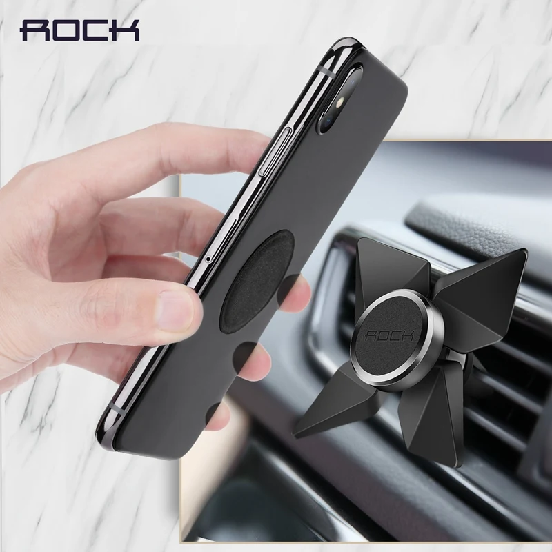 ROCK Magnetic Car Phone Holder, 360 degree rotation Magnet Air Vent Car Mount Holder Stand for iPhone X Samsung Xiaomi
ROCK Magnetic Car Phone Holder, 360 degree rotation Magnet Air Vent Car Mount Holder Stand for iPhone X Samsung Xiaomi