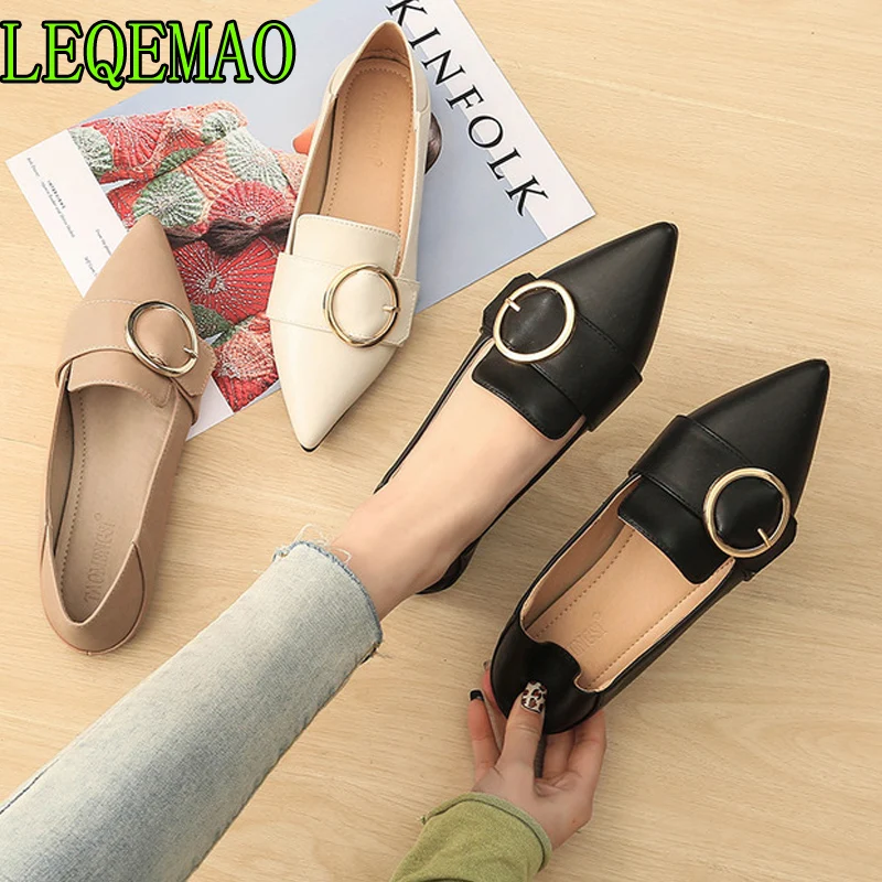 2019 Women Fashion Spring Ladies Pointed Toe Flat shoes Ballet Shallow Shoes Loafers Slip On Casual Shoes for women
2019 Women Fashion Spring Ladies Pointed Toe Flat shoes Ballet Shallow Shoes Loafers Slip On Casual Shoes for women