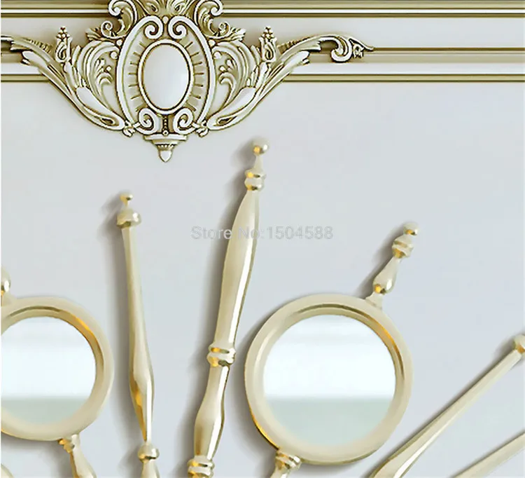 Description Picture 6 of itemCustom Any Size 3D Mural Wallpaper European Style 3D Stereo Square Frame Photo Wall Painting Living Room Hotel Wall Paper