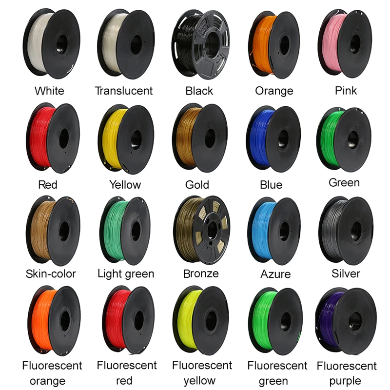 CREALITY 3D 3D Printer Filament PLA 1.75mm 1kg / 2.2 lbs RepRap MakerBot Print Material 20 Colors Optional
CREALITY 3D 3D Printer Filament PLA 1.75mm 1kg / 2.2 lbs RepRap MakerBot Print Material 20 Colors Optional