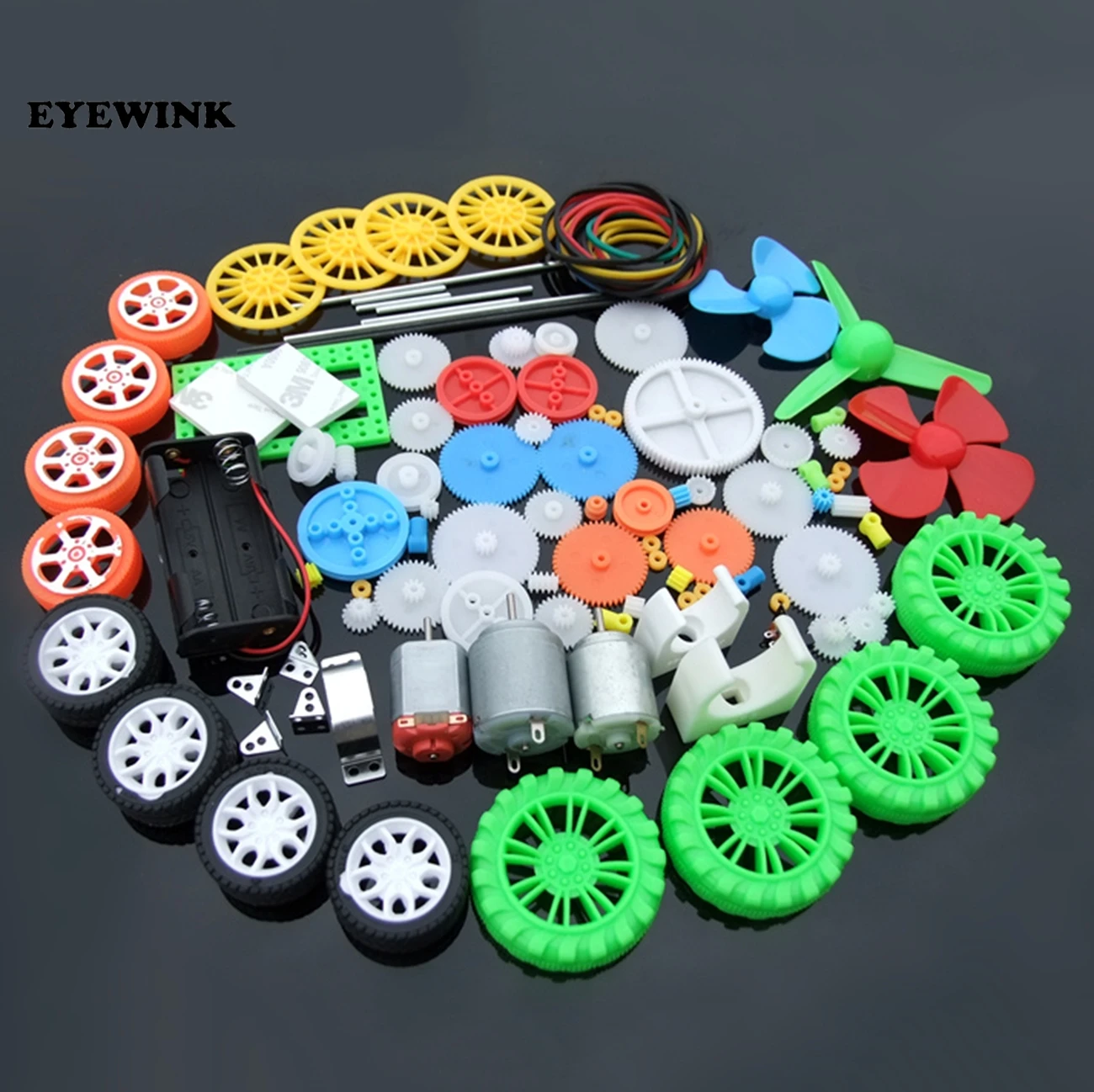New 112pcs Plastic Gear Gearbox Electronics DIY Toy Car Boat RC Aircraft Robot Repair Assembly Kit School Scientific Child Gift
New 112pcs Plastic Gear Gearbox Electronics DIY Toy Car Boat RC Aircraft Robot Repair Assembly Kit School Scientific Child Gift