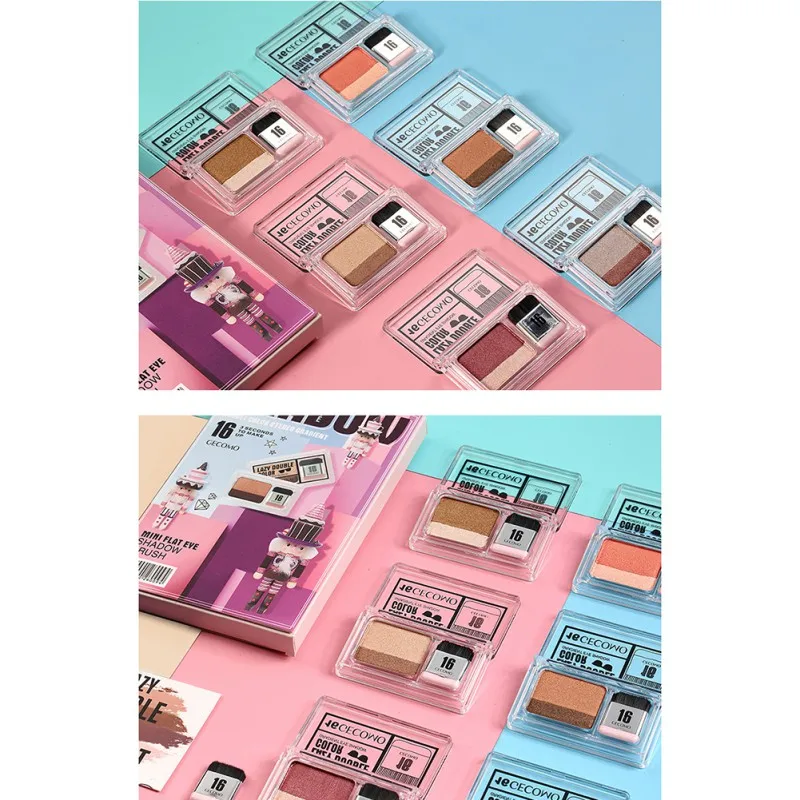 6 Colors Female Shimmer Matte Eyeshadow Stamp Naked Eye shadow Palette With Brush Naked Makeup Set Lazy Eyeshadow Cosmetics
6 Colors Female Shimmer Matte Eyeshadow Stamp Naked Eye shadow Palette With Brush Naked Makeup Set Lazy Eyeshadow Cosmetics