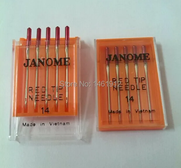 Japan's true red needle Used for a quilt embroidered janome sewing machine and wire red needle number 14
Japan's true red needle Used for a quilt embroidered janome sewing machine and wire red needle number 14