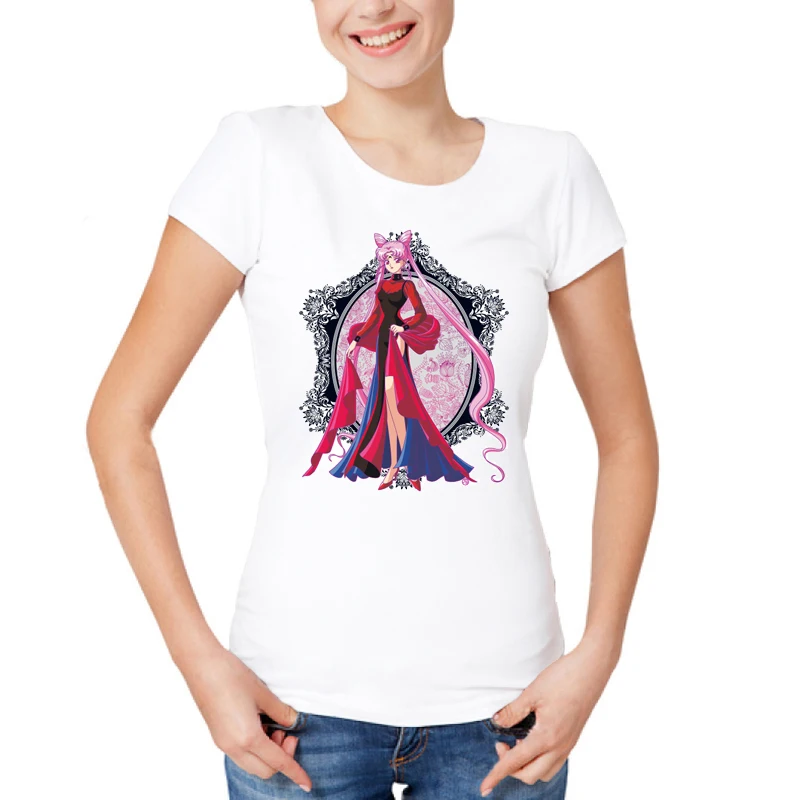 Manga anime Sailor Moon T-Shirt Summer novelty Design Women short sleeve tshirt cute print Tops female t shirt
Manga anime Sailor Moon T-Shirt Summer novelty Design Women short sleeve tshirt cute print Tops female t shirt