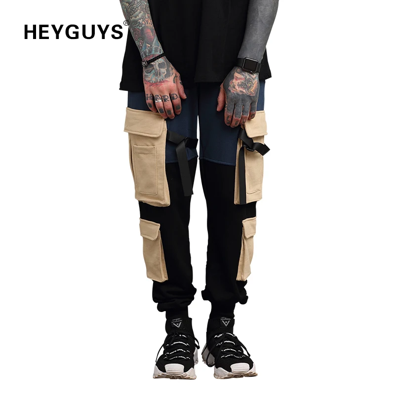 HEYGUYS 2018 fashon Fitness pockets Long Pants Men Casual Sweatpants Baggy Jogger Trousers Fashion Fitted streetwear hiphop
HEYGUYS 2018 fashon Fitness pockets Long Pants Men Casual Sweatpants Baggy Jogger Trousers Fashion Fitted streetwear hiphop