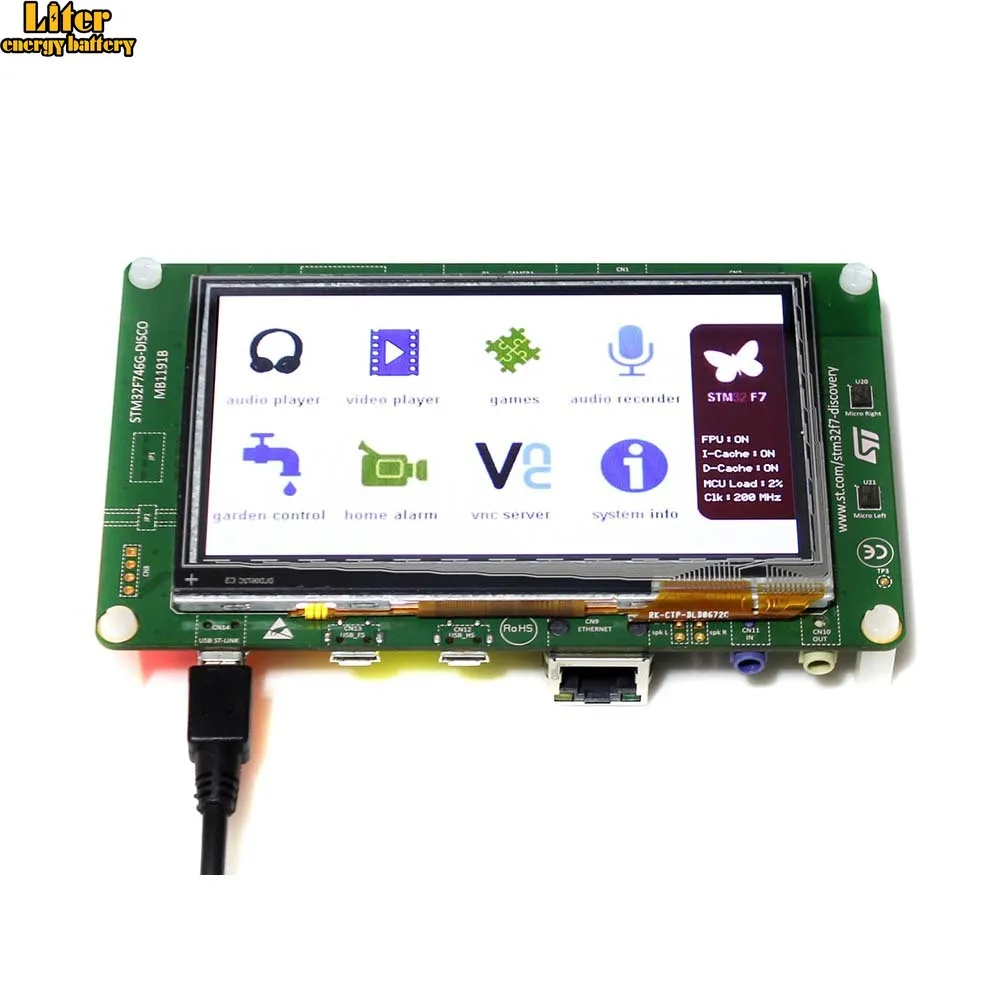 Оригинальная STM32 плата разработки STM32F746G-DISCO 32F746GDISCOVERY набор обнаружения с STM32F746NG MCU