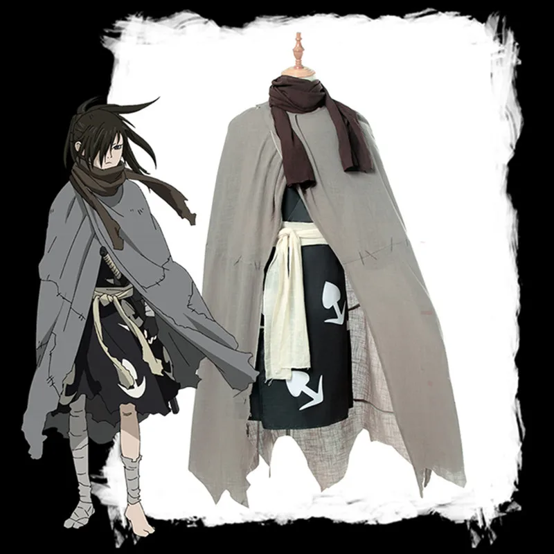Anime Dororo Hyakkimaru Cosplay Costume Kimono Ronin Halloween Men Cloak Costume Full Set
Anime Dororo Hyakkimaru Cosplay Costume Kimono Ronin Halloween Men Cloak Costume Full Set