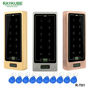 RAYKUBE Access Control Keypad With RFID Reader Touch Digit Backlight Keypad For Access Control System Metal Case Shell
RAYKUBE Access Control Keypad With RFID Reader Touch Digit Backlight Keypad For Access Control System Metal Case Shell