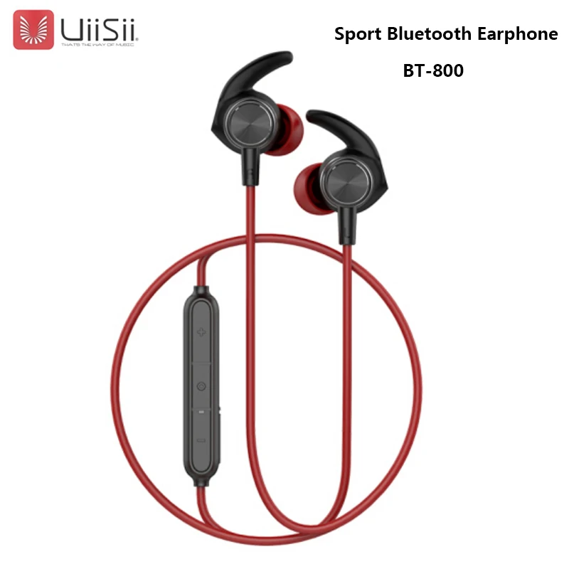 UiiSii BT800 Wireless Bluetooth Earphone Neckband Sports Headset waterproof IPX5 with mic Earbuds for iphone and android
UiiSii BT800 Wireless Bluetooth Earphone Neckband Sports Headset waterproof IPX5 with mic Earbuds for iphone and android
