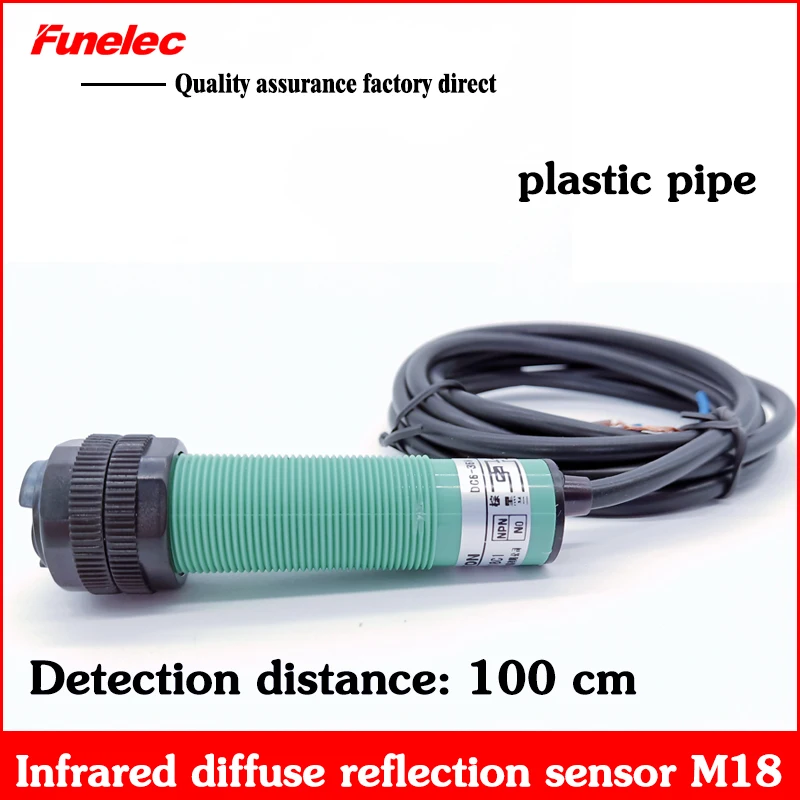 E3FN-D100P1 3-wire infrared photoelectric switch diffuse reflection sensor three-line pnp NO normally open
E3FN-D100P1 3-wire infrared photoelectric switch diffuse reflection sensor three-line pnp NO normally open