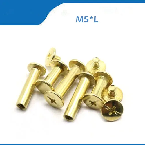 M5 Copper Rivets Child, Album Binding Screws, Books Nails, Books Docking Screws M5*6/8/10/12-100
M5 Copper Rivets Child, Album Binding Screws, Books Nails, Books Docking Screws M5*6/8/10/12-100