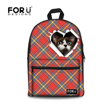 FORUDESIGNS Women Canvas Backpacks Cute Pet Cat Printing Children Backpack For School Fashion Travel Rucksack Mochila Student
FORUDESIGNS Women Canvas Backpacks Cute Pet Cat Printing Children Backpack For School Fashion Travel Rucksack Mochila Student