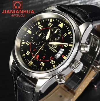 Military Leather Watch Automatic Self-Wind Mens Watches Top Brand Luxury Montre Automatique Homme Relogio Automatico Masculino 
Military Leather Watch Automatic Self-Wind Mens Watches Top Brand Luxury Montre Automatique Homme Relogio Automatico Masculino
