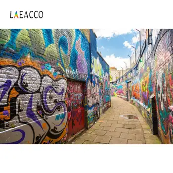 Laeacco Graffiti Brick Backdrops Town Wall Corridor Party Decor Pattern Scenic Photography Backgrounds Photo Studio
Laeacco Graffiti Brick Backdrops Town Wall Corridor Party Decor Pattern Scenic Photography Backgrounds Photo Studio