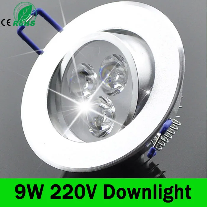 9W LED Ceiling Panel Downlight LED lamp Recessed Cabinet wall Bulb 220V for home living room illumination Free Shipping
9W LED Ceiling Panel Downlight LED lamp Recessed Cabinet wall Bulb 220V for home living room illumination Free Shipping