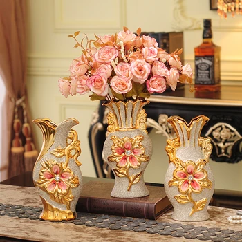 European style home decoration vase flower arranging frosting, display cabinet handicraftelectroplated gold vase
European style home decoration vase flower arranging frosting, display cabinet handicraftelectroplated gold vase