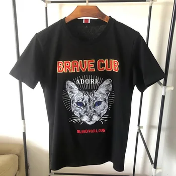New Blind For Love Embroidered leopar T Shirts Portrait Parkour T-Shirt Hip Hop Skateboard Street Cotton T-Shirts Tee Top #aa11
New Blind For Love Embroidered leopar T Shirts Portrait Parkour T-Shirt Hip Hop Skateboard Street Cotton T-Shirts Tee Top #aa11